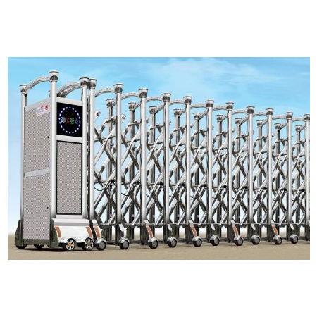 雷神之盾 高(gāo)檔不(bù)鏽鋼鋁合金(jīn)電(diàn)動伸縮門(mén)