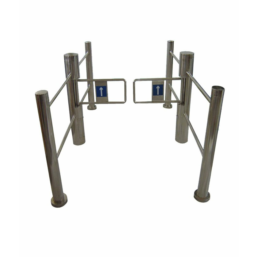 LY-T207 純不(bù)鏽圓柱擺閘+護欄