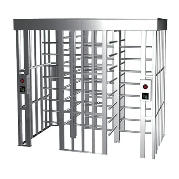 LY-T505 純不(bù)鏽鋼全高(gāo)直角雙門(mén)轉閘